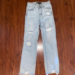 Risen Love on Top Distressed Jeans